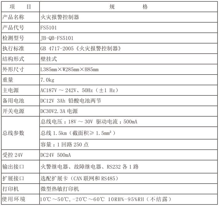 FS5101火灾报警控制器